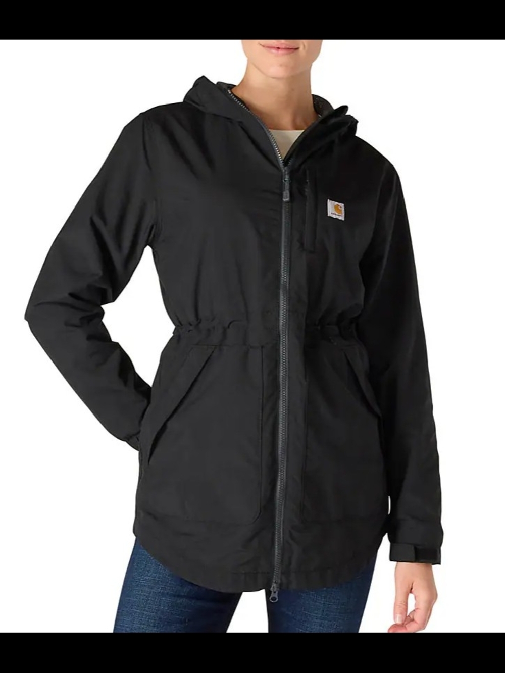 Carhartt Rockford Rain Defender Hooded Lightweight Jacket Size L MSRP $79.99